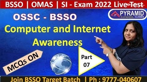 BSSO 2022 | Opsc OMAS | Computer | OSSC Block Social Security Officer 2022 | OSSC BSSO