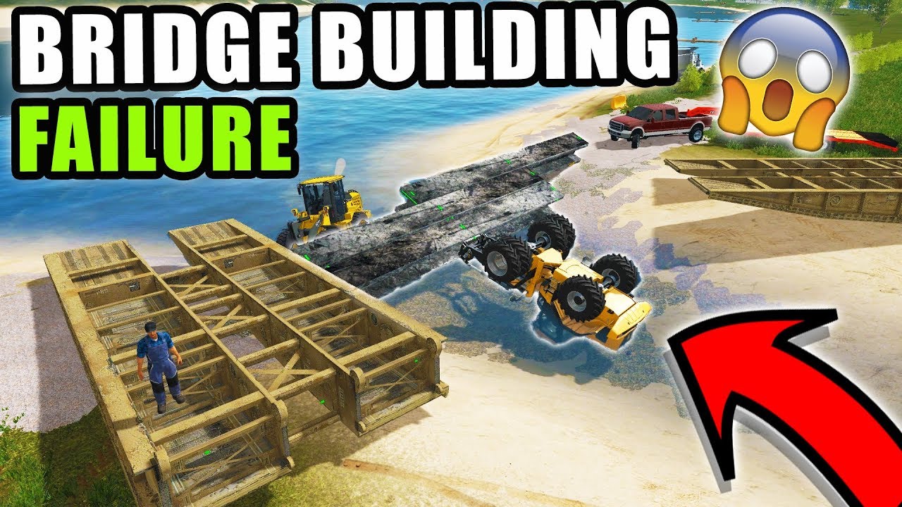 fs17 mods voiture $500,000 LOST ON THE BRIDGE CONSTRUCTION PROJECT! | MULTIPLAYER | FARMING SIMULATOR 2017