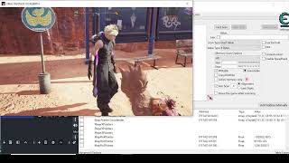 How to use cheat table for teleport FFVII Rebirth
