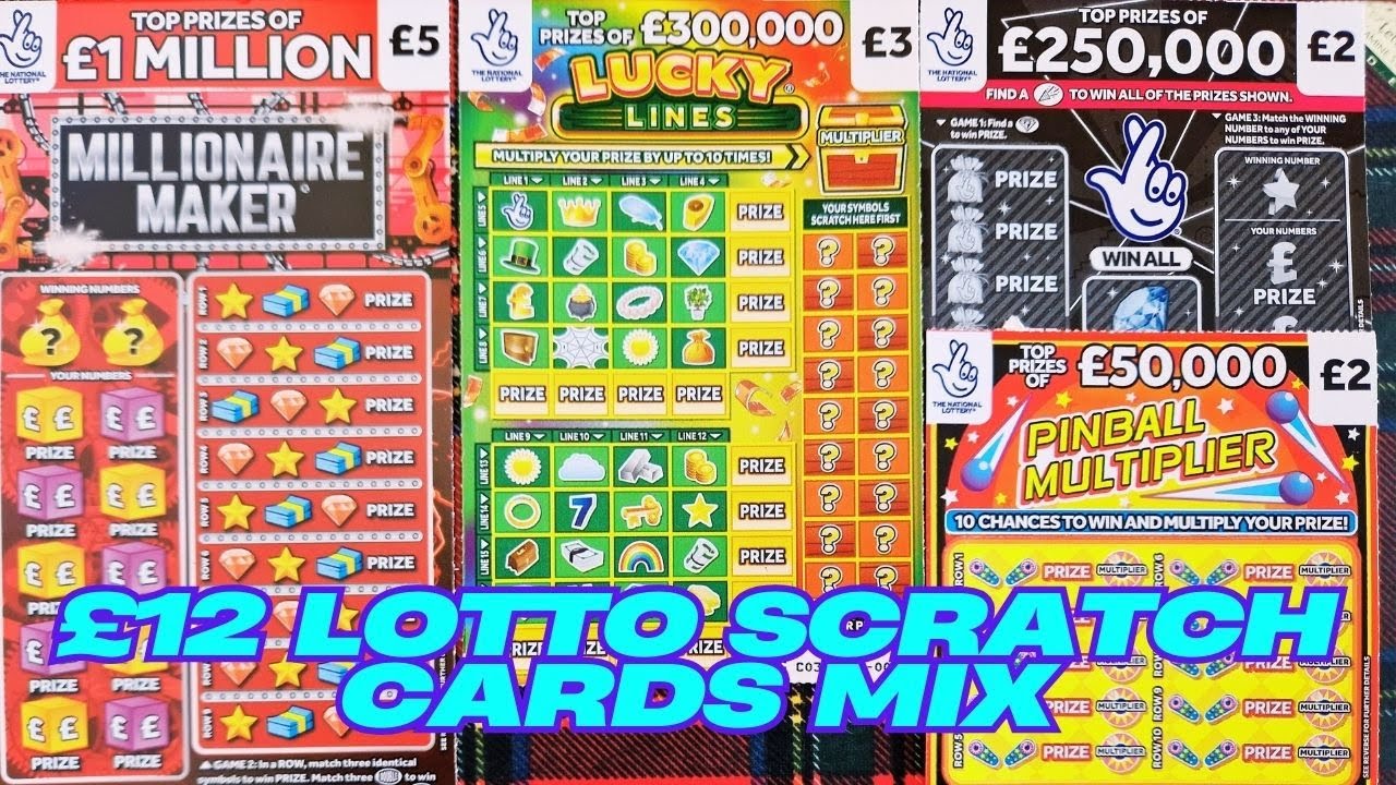 £12 lotto scratch cards mix #lotto #lottery #scratchcards # ...