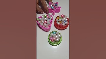 Cutter cookie star set pearls Reverse |SatisfyingAsmr oddly|effect moti Reverse Asmr colourful beads