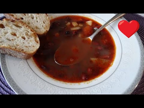 Video: Houbová Polévka S červenými Fazolemi