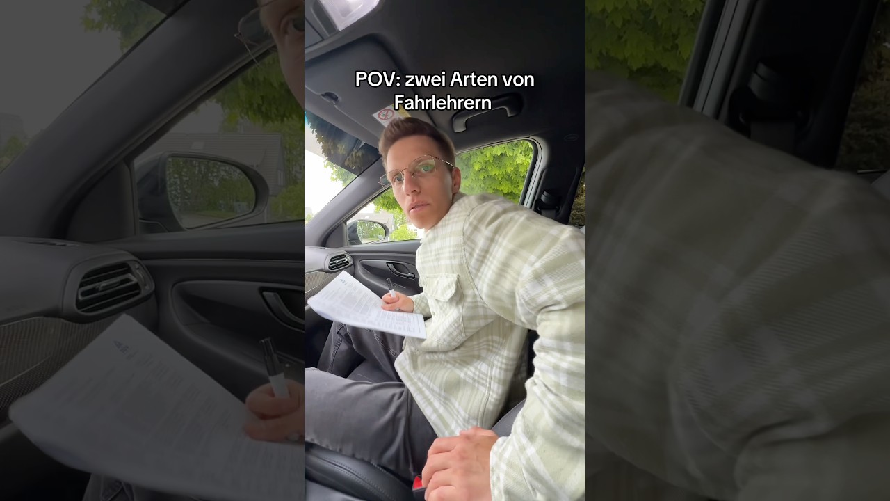 Welchen Fahrlehrer hat ihr gehabt ?🤣 #auto #fahrlehrer #fahrschule #hyundai #i30n