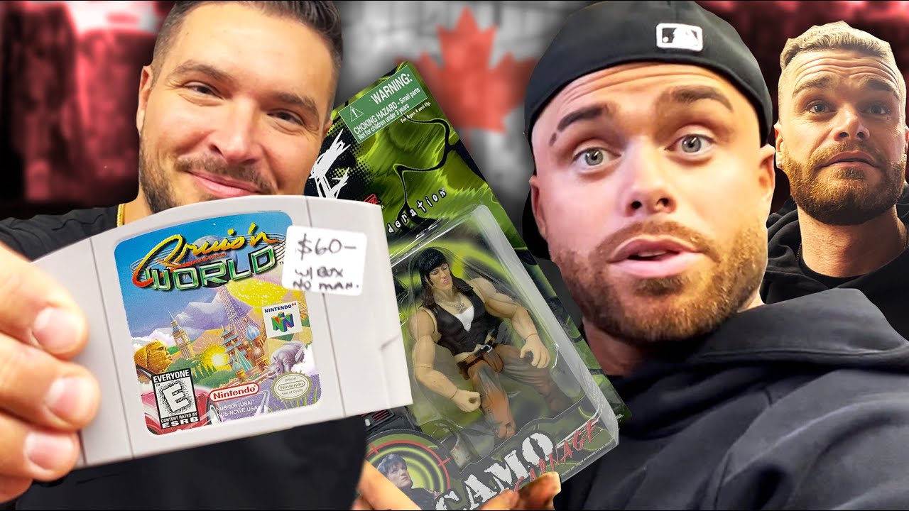 THE GUNNS TOY HUNTING w/ Ethan Page in Winnipeg Canada!