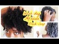 Natural Hair Wash Day Routine wirh African Black Soap Shampoo Without Tangling Remove Dirt buildups