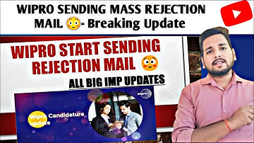 WIPRO BIG BAD NEWS 😳 | REJECTION MAIL | ONBOARDING UPDATE | NGA PRE-SKILLING TRAINING | SURVEY MAIL