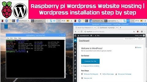 Wordpress Installation Step By Step | How To Install Wordpress Locally | Raspberry pi Website