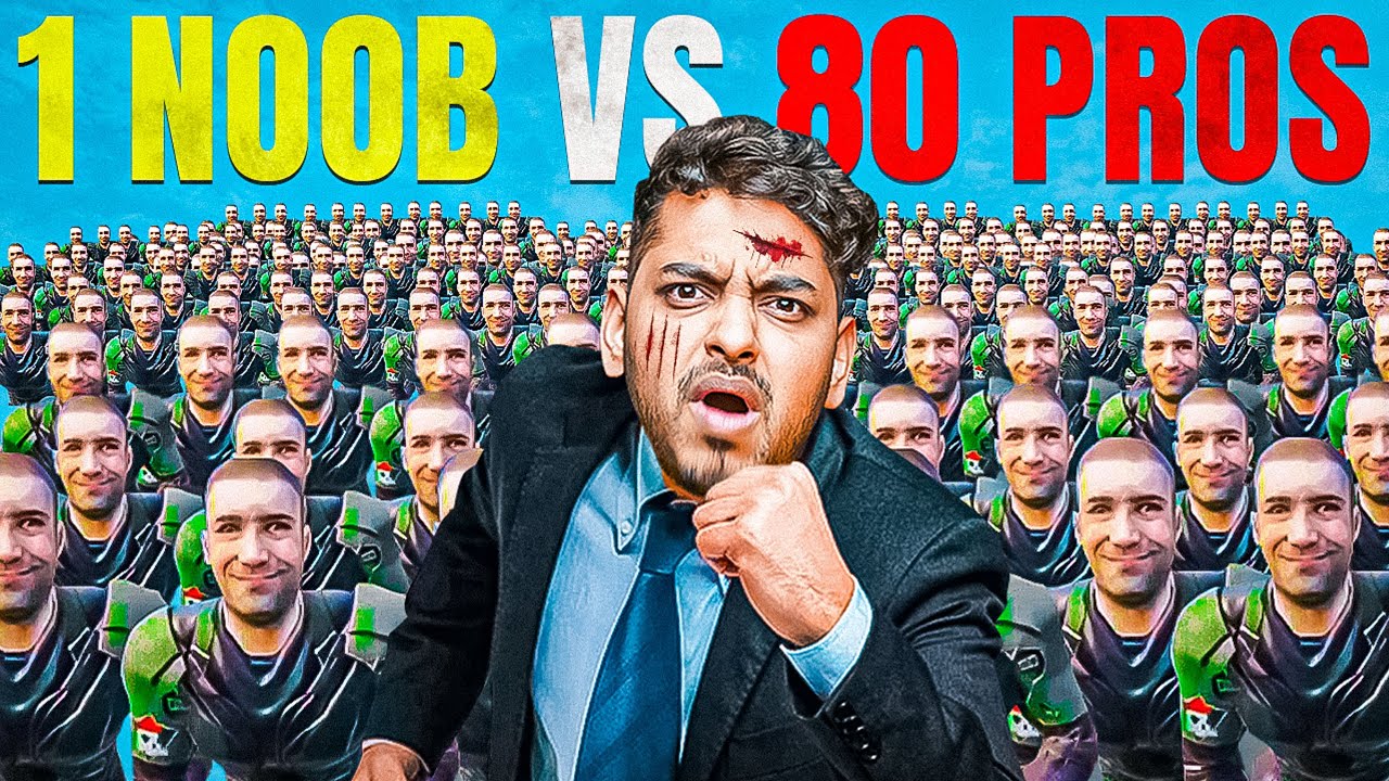 80 Zombies vs 1 BGMI/PUBG Player