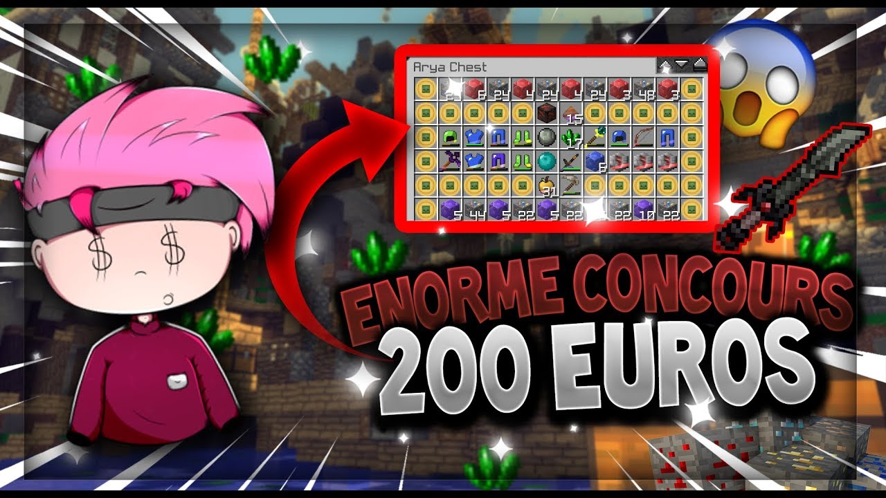 [KRYPTONIA] DU JAMAIS VU SUR MINECRAFT !! +DE 200€ A GAGNER CONCOUR ...