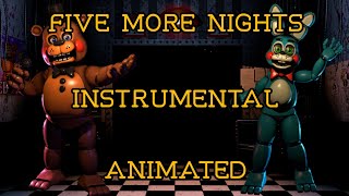 FNAF KARAOKE Five more nights ANIMATED JT MUSIC.