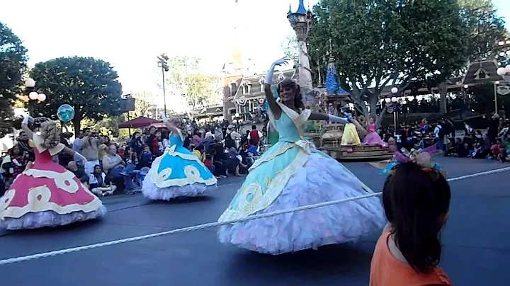 Lily dancing to Disney's New Parade 2011