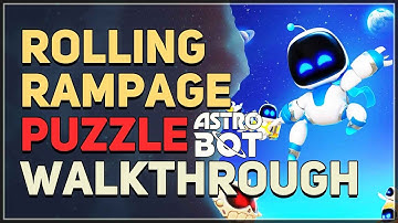 Astro Bot Rolling Rampage Puzzle