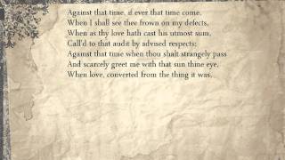 Sonnet 49: Against that time, if ever that time come