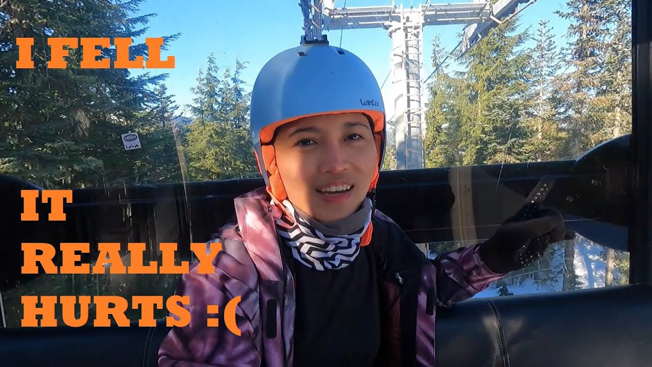 SNOWBOARDING I FELL REAL HARD ! IT HURT'S ! YouTube