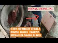 Proses Membuat Warna Merah Di Paving Block