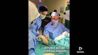 Koklear implant operasyonu #koklearimplant #biyonikkulak #işitmekaybı