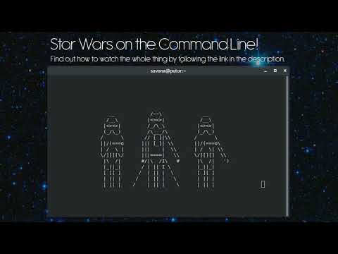 Star Wars on the Command Line