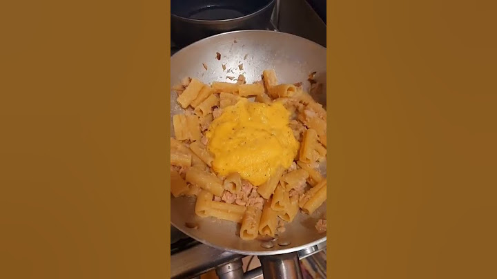 Tutorialbrutto della carbonara di tonno