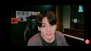 [BTS] Jungkook's saying *party party yeah* and his cute English in his latest Vlive(Jungkook)