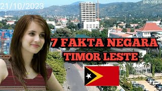 7 FAKTA NEGARA TIMOR LESTE