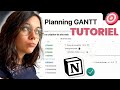 Faire un planning gantt dans notion tutoriel 