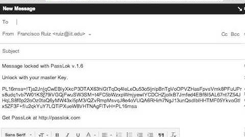 PassLok 1.6- email or text a message, Lock, etc. straight from the app