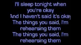 Bury Your Head - Saosin  Lyrics
