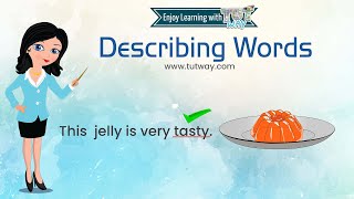 Describing Words | Naming Words | Describing Words, Adjectives | Example, Sentence | English screenshot 5