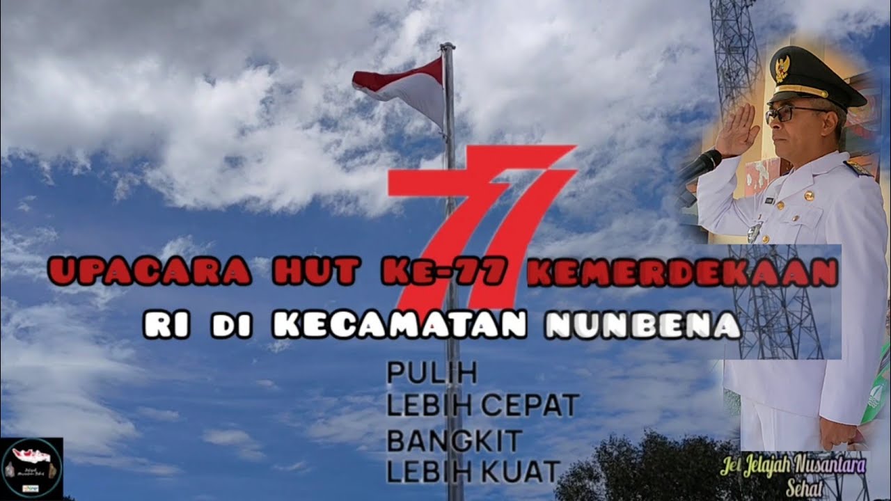 Perayaan HUT ke-77 RI di Kecamatan Nunbena