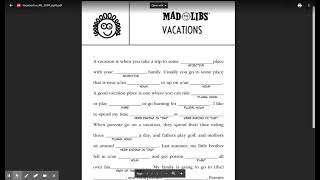 Madlib Code Help