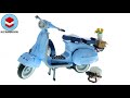 LEGO Creator 10298 Vespa 125 - LEGO Speed Build Review
