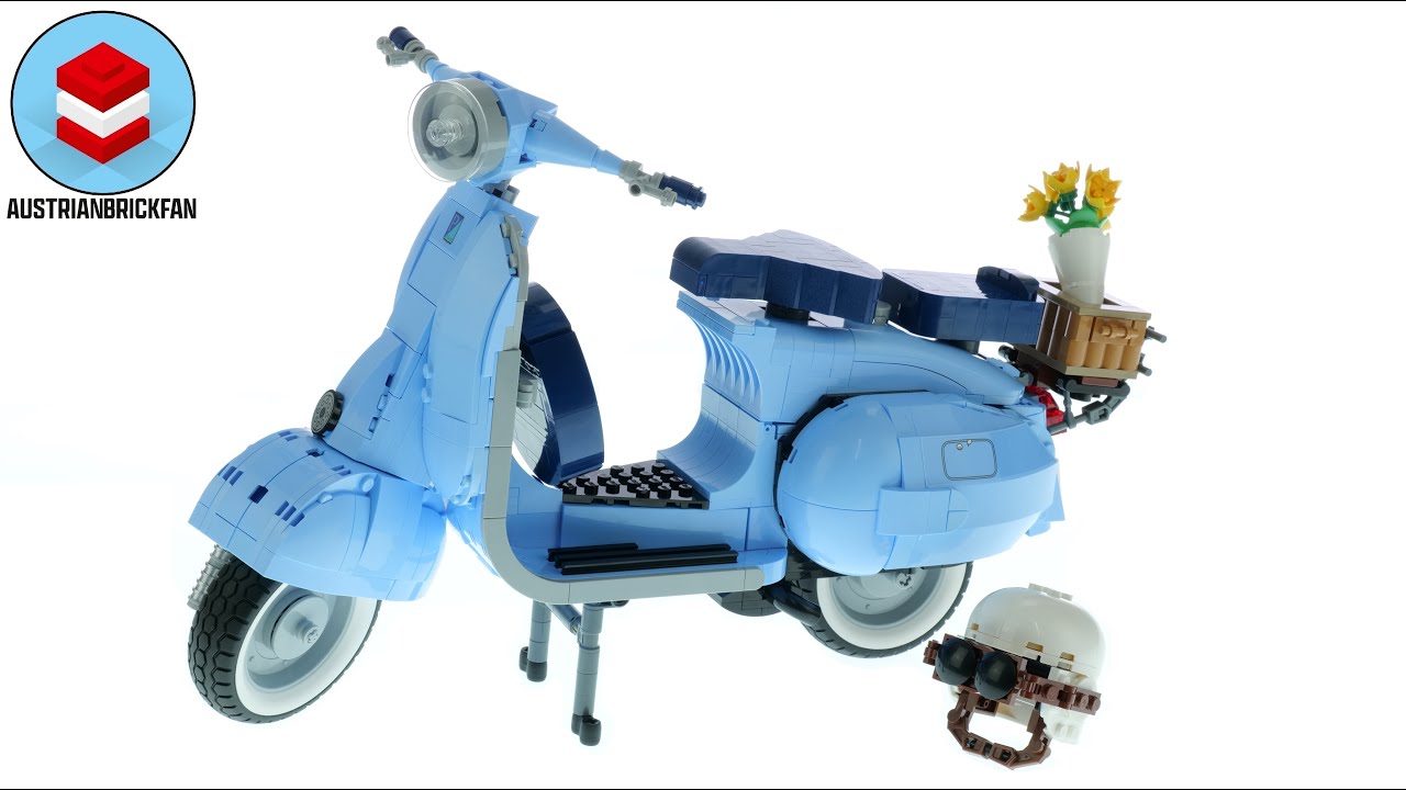 LEGO Creator 10298 Vespa 125 - LEGO Speed Build Review 