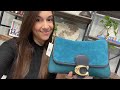 New Bag Alert 📣 The Coach Soft Tabby in Deep Turquoise with Brass Hardware