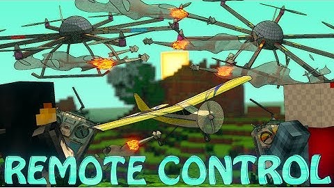 Minecraft | RC MOD Showcase! (RC MOD, RC OcotoCopter, RC Plane Mod)