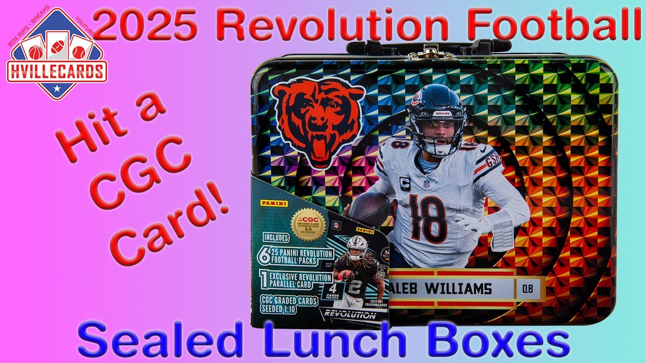 Graded Card Hit with 2025 Revolution Football Lunchboxes Graded Card Hit with 2025 Revolution Football Lunchboxes