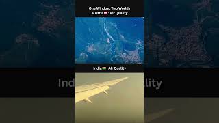 🇮🇳 India Air Quality vs 🇦🇹 Austria Air Quality | Same Sky, Different Reality #shorts #viral #short