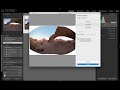 Creating a Panoramic in Lightroom.