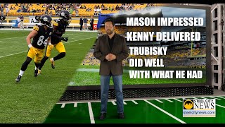 Pittsburgh Steelers Mason Rudolph Impressed, Kenny Pickett Delivered and Mitch Trubisky Did Well