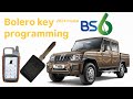Bs6 Bolero key programming mex pro #bolero #key #boleropickup #pickup #mahindra