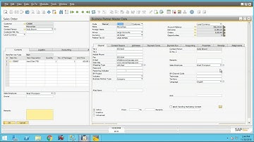 SAP B1 Sales Order by Salesperson