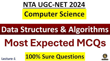 Data Structures Full Syllabus MCQs for June 2024 | UGC NET Computer Science Preparation | CS PYQ