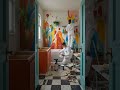 Colorful Bathroom Makeover Timelapse | From Outdated to Stunning 🌈 #transformation #homerenovation