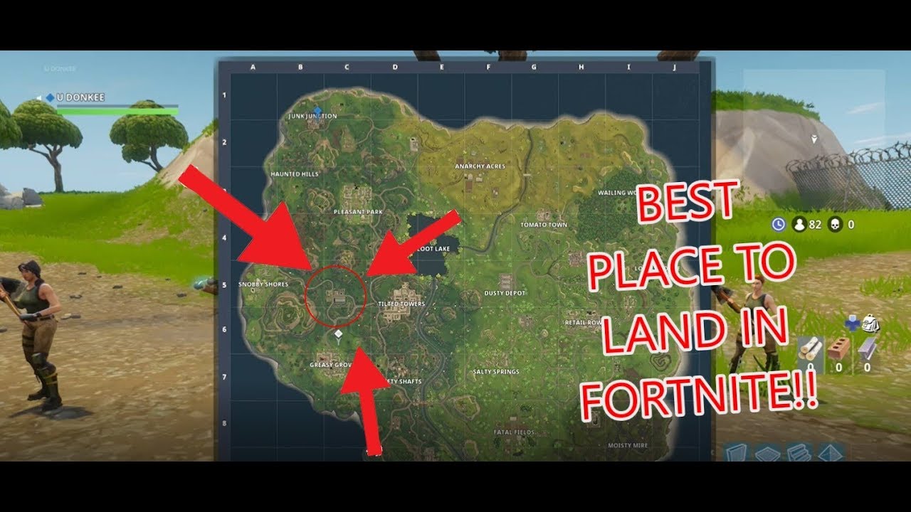 BEST PLACE TO LAND IN FORTNITE!!!?? NEW FORTNITE MAP UPDATE!! YouTube