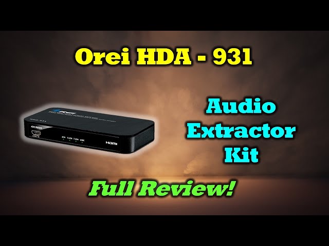 Dual HDMI eARC Audio Extractor 4K@60Hz with Optical Port & 3.5mm jack,  18Gbps bandwidth (HDA-931)