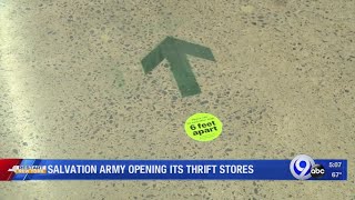 Salvation Army opening its thrift stores
