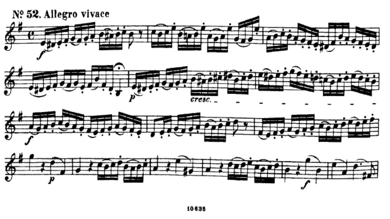 Kopprasch 60 studies for trumpet 52 youtube