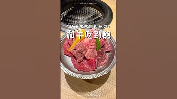 日本東京｜超高CP值和牛燒肉吃到飽 #東京美食 #東京必吃