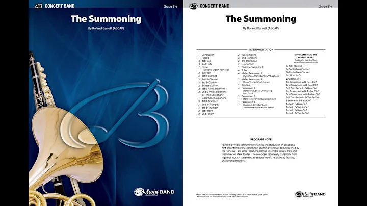 The Summoning, by Roland Barrett  Score & Sound