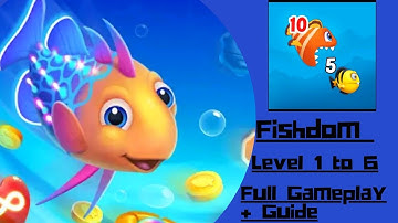 Fishdom - Playrix Gameplay Walkthrough Level 1-6