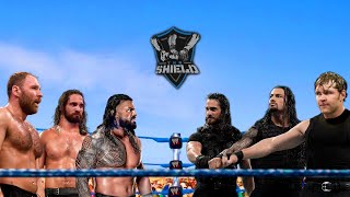 New Shield vs Old Shield WWE fight Roman reigns WWE 2k22 mods